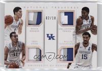 Devin Booker, Karl-Anthony Towns, Trey Lyles, Willie Cauley-Stein #/10