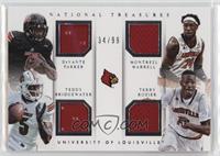 Devante Parker, Montrezl Harrell, Teddy Bridgewater, Terry Rozier #/99