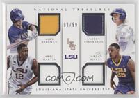 Alex Bregman, Andrew Stevenson, Jarell Martin, Jordan Mickey #/99