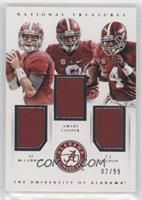 AJ McCarron, Amari Cooper, T.J. Yeldon #/99