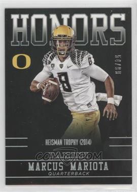 2015 Panini Oregon Ducks - Honors - Silver #MM-ORE - Marcus Mariota /99