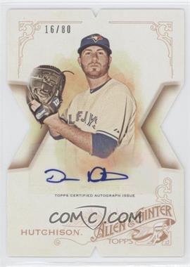 2015 Topps National Convention - Allen & Ginter's 10th Anniversary Die-Cut - Autographs #AGX-6 - Drew Hutchison /80