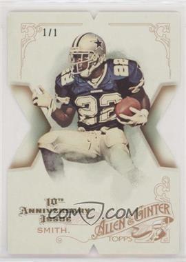 2015 Topps National Convention - Allen & Ginter's 10th Anniversary Die-Cut - Glossy #AGX-74 - Emmitt Smith /1