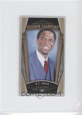 2015 Upper Deck Goodwin Champions - [Base] - Leather Minis Magician Back #14 - A.C. Green /15