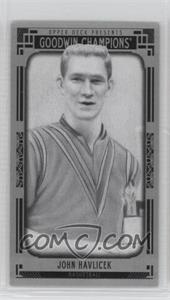 2015 Upper Deck Goodwin Champions - [Base] - Minis #115 - Black and White Portraits - John Havlicek