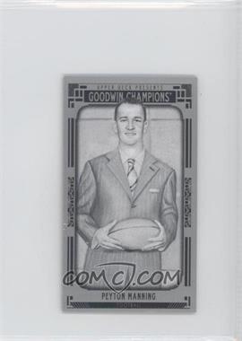 2015 Upper Deck Goodwin Champions - [Base] - Minis #118 - Black and White Portraits - Peyton Manning