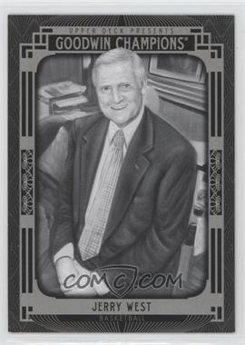 2015 Upper Deck Goodwin Champions - [Base] #120 - Black and White Portraits - Jerry West