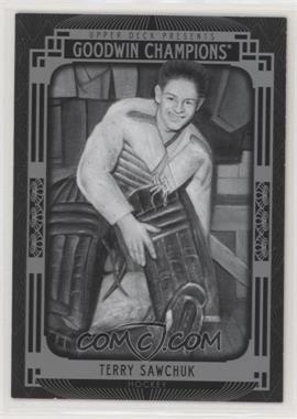 2015 Upper Deck Goodwin Champions - [Base] #125 - Black and White Portraits - Terry Sawchuk