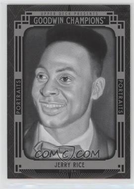 2015 Upper Deck Goodwin Champions - [Base] #135 - Black and White Portraits - Jerry Rice