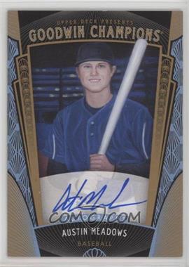 2015 Upper Deck Goodwin Champions - [Base] #153 - Baseball Prospects Autographs - Austin Meadows