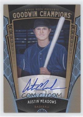 2015 Upper Deck Goodwin Champions - [Base] #153 - Baseball Prospects Autographs - Austin Meadows