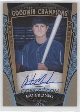 2015 Upper Deck Goodwin Champions - [Base] #153 - Baseball Prospects Autographs - Austin Meadows