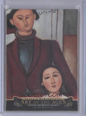 2015 Upper Deck Goodwin Champions - Goodwin Masterpieces: Art of the Ages #GMAA-AMJB - Amedeo Modigliani (Jacques and Berthe Lipchitz) /1