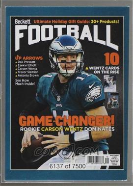 2016 Beckett Covers National Convention - [Base] #_FFCW - Donovan McNabb, Terrell Owens, Carson Wentz /7500 [Noted]