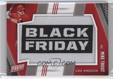 2016 Panini Black Friday - Black Friday Manufactured Patch #2 - Mike Trout