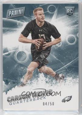 2016 Panini Father's Day - [Base] - Thick Stock #41 - Rookie - Carson Wentz /50