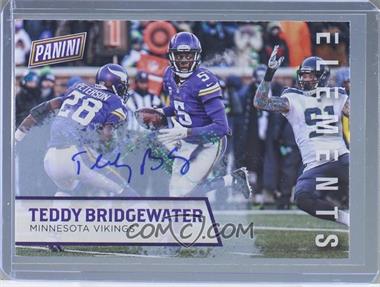 2016 Panini Father's Day - Elements - Autographs #5 - Teddy Bridgewater