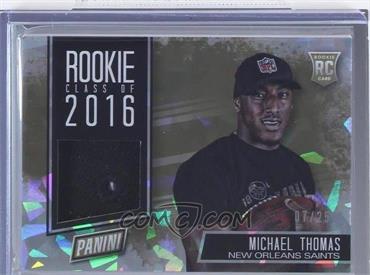 2016 Panini Father's Day - Rookie Class Memorabilia - Cracked Ice #13 - Michael Thomas /25