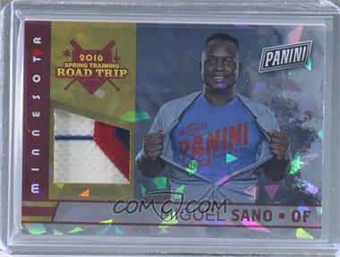 2016 Panini Father's Day - Spring Training Road Trip Materials - Cracked Ice #6 - Miguel Sano /25