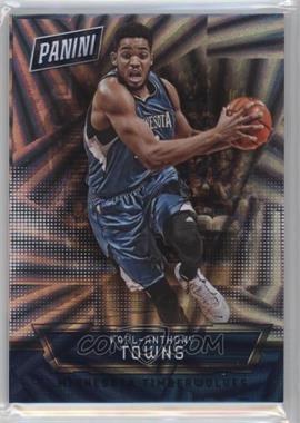2016 Panini National Convention - [Base] - HyperPlaid Thick Stock #19 - Karl-Anthony Towns /99