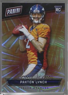 2016 Panini National Convention - [Base] - HyperPlaid Thick Stock #58 - Paxton Lynch /99