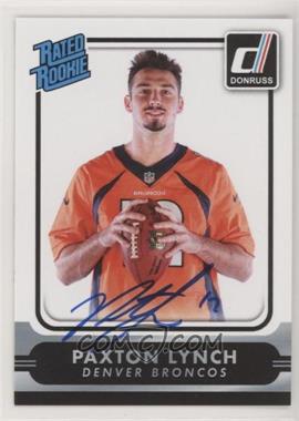 2016 Panini National Convention - Donruss NFLPA Rookie Premiere Rated Rookies - Autographed #_PALY - Paxton Lynch