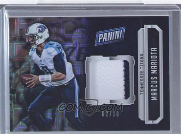 2016 Panini National Convention - Football Relics - Infinite #FB1 - Marcus Mariota /10