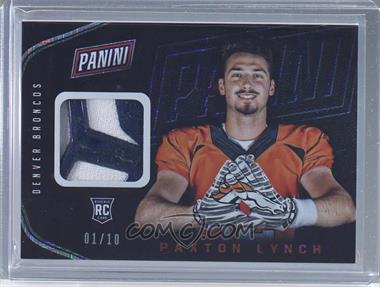 2016 Panini National Convention - Gloves - Infinite #4 - Paxton Lynch /10