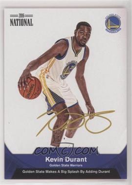 2016 Panini National Convention - Kevin Durant - Blue Gold Signature #1 - Kevin Durant /25