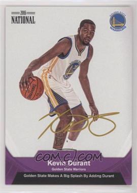 2016 Panini National Convention - Kevin Durant - Purple Gold Signature #1 - Kevin Durant /10