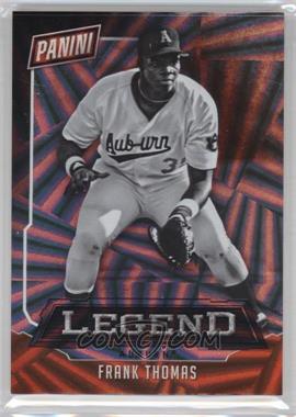 2016 Panini National Convention - Legends Collegiate - HyperPlaid Thick Stock #C8 - Frank Thomas /99