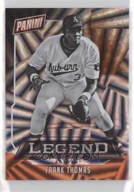 2016 Panini National Convention - Legends Collegiate - HyperPlaid Thick Stock #C8 - Frank Thomas /99