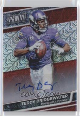 2016 Panini National Convention - VIP - Red Mojo Prizm Autographs #47 - Teddy Bridgewater /15