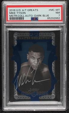 2016 Upper Deck All-Time Greats Master Collection - [Base] - Blue #MC-MT - Mike Tyson /20 [PSA 7 NM]