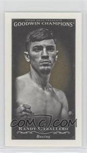 2016 Upper Deck Goodwin Champions - [Base] - Canvas Minis #140 - Black & White - Randy Caballero