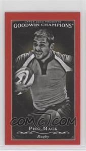 2016 Upper Deck Goodwin Champions - [Base] - Minis Royal Red #124 - Black & White - Phil Mack