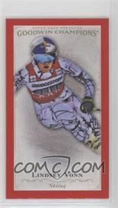 2016 Upper Deck Goodwin Champions - [Base] - Minis Royal Red #60 - Lindsey Vonn