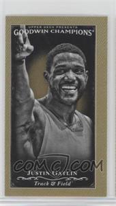 2016 Upper Deck Goodwin Champions - [Base] - Minis #119 - Black & White - Justin Gatlin