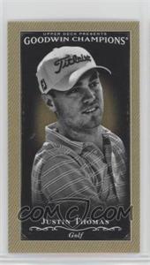 2016 Upper Deck Goodwin Champions - [Base] - Minis #146 - Black & White - Justin Thomas