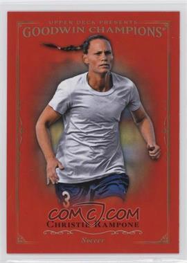 2016 Upper Deck Goodwin Champions - [Base] - Royal Red #19 - Christie Rampone