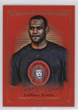 2016 Upper Deck Goodwin Champions - [Base] - Royal Red #4 - LeBron James