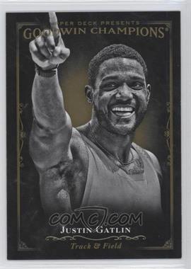 2016 Upper Deck Goodwin Champions - [Base] #119 - Black & White - Justin Gatlin