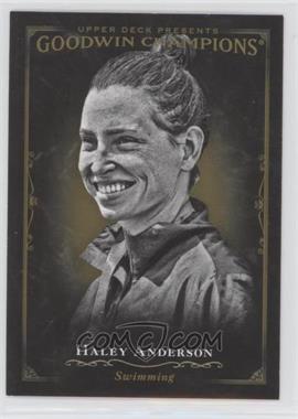 2016 Upper Deck Goodwin Champions - [Base] #142 - Black & White - Haley Anderson