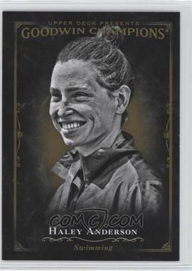 2016 Upper Deck Goodwin Champions - [Base] #142 - Black & White - Haley Anderson