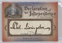 Philip Livingston #/76