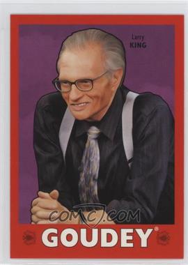 2016 Upper Deck Goodwin Champions - Goudey - Royal Red #10 - Larry King