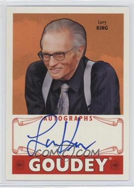 2016 Upper Deck Goodwin Champions - Goudey Autographs #GA-LK - Larry King