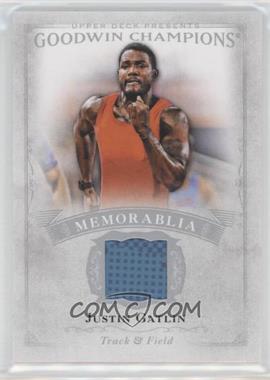 2016 Upper Deck Goodwin Champions - Memorabilia #M-JG - Justin Gatlin