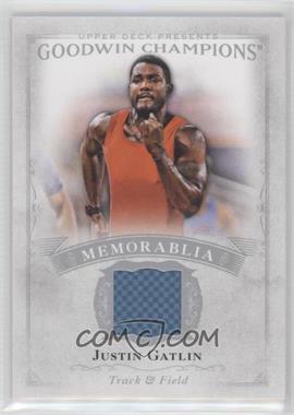 2016 Upper Deck Goodwin Champions - Memorabilia #M-JG - Justin Gatlin