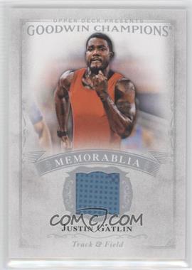 2016 Upper Deck Goodwin Champions - Memorabilia #M-JG - Justin Gatlin